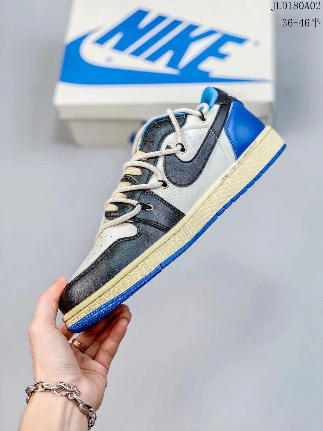 Travis Scott x Fragment Design x Air Jordan 1 Low "Black and white"