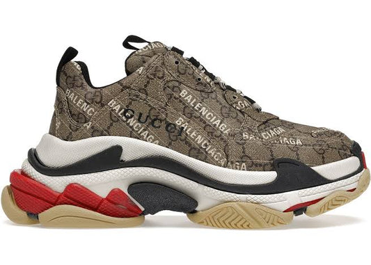 Gucci X Balenciaga The Hacker Project Triple S Beige