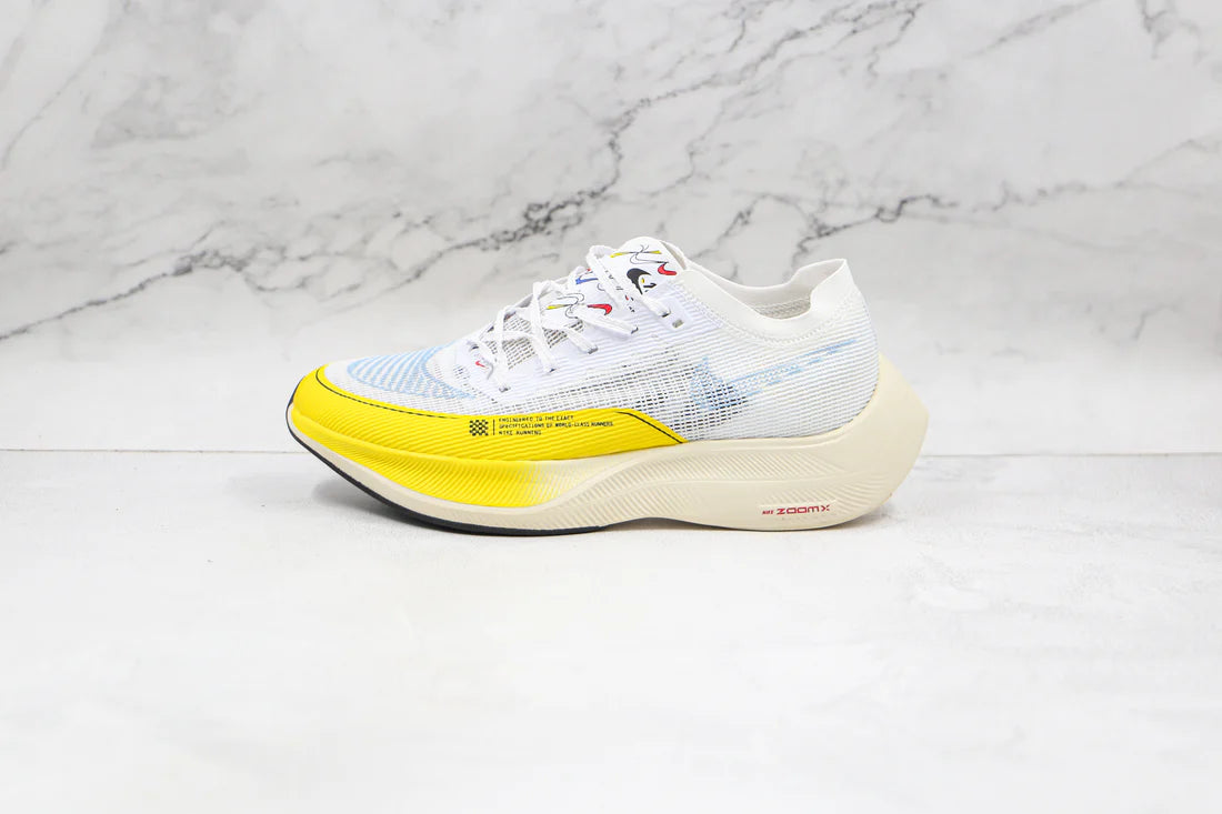 Nike ZoomX Vaporfly Next% 2 White Yellow Strike