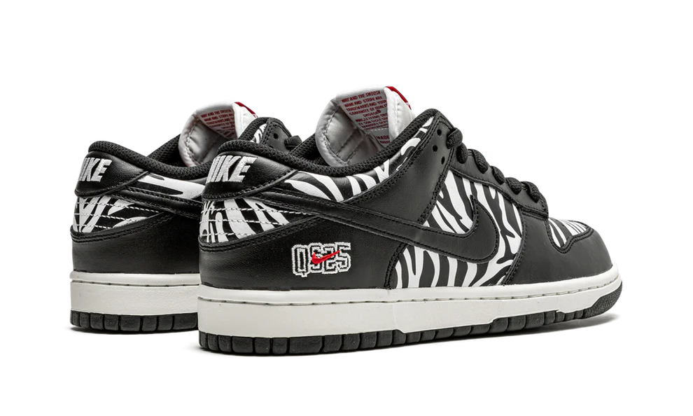 Nike SB Dunk Low Quartersnacks Zebra