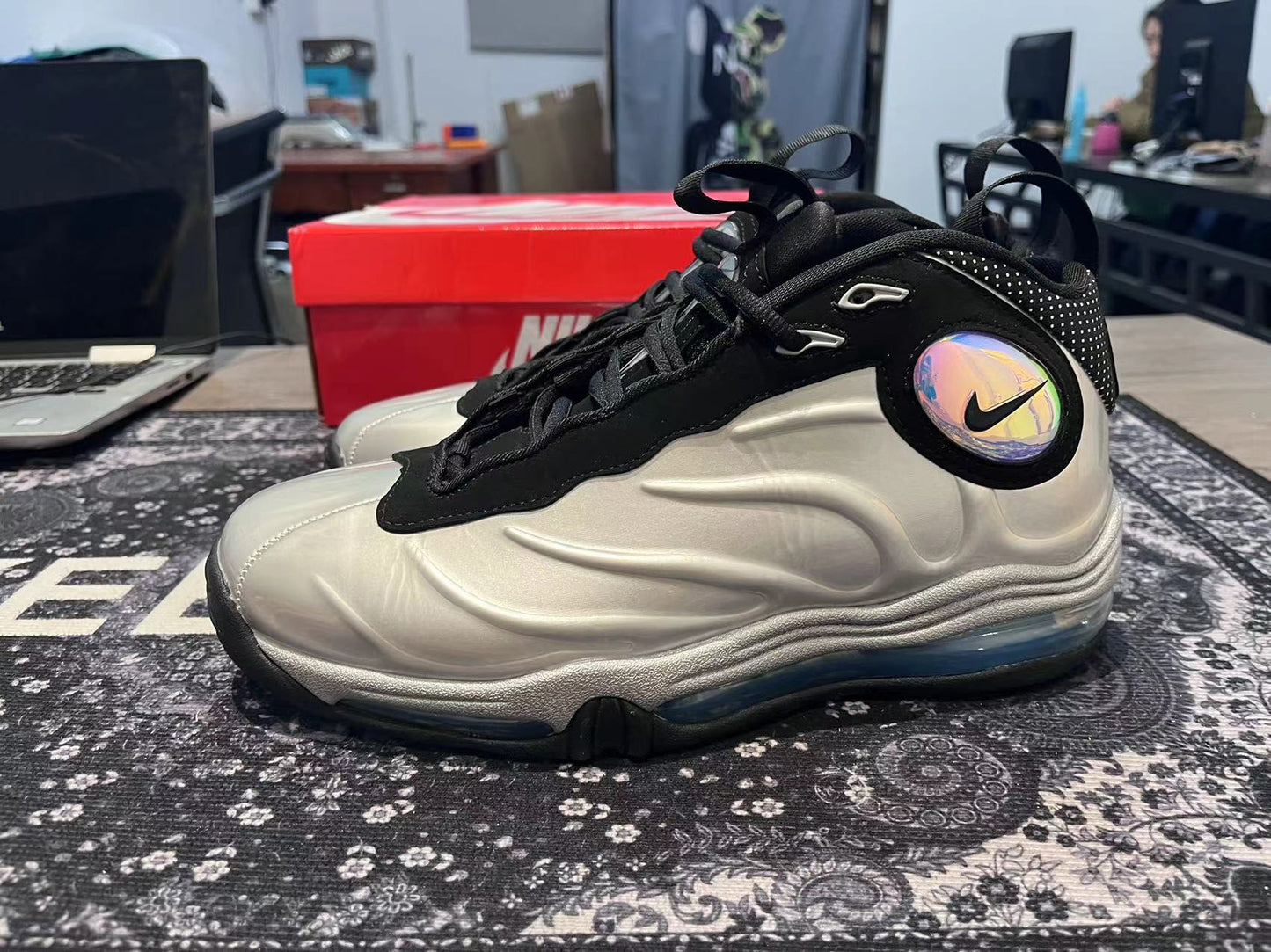 Nike Total Air Foamposite Max Metallic Silver