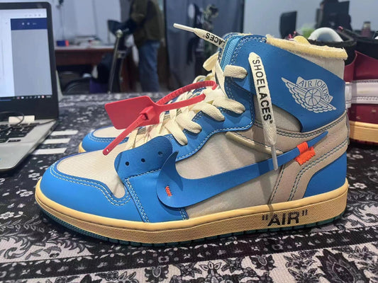 Off-White x Air Jordan 1 Retro High Blue