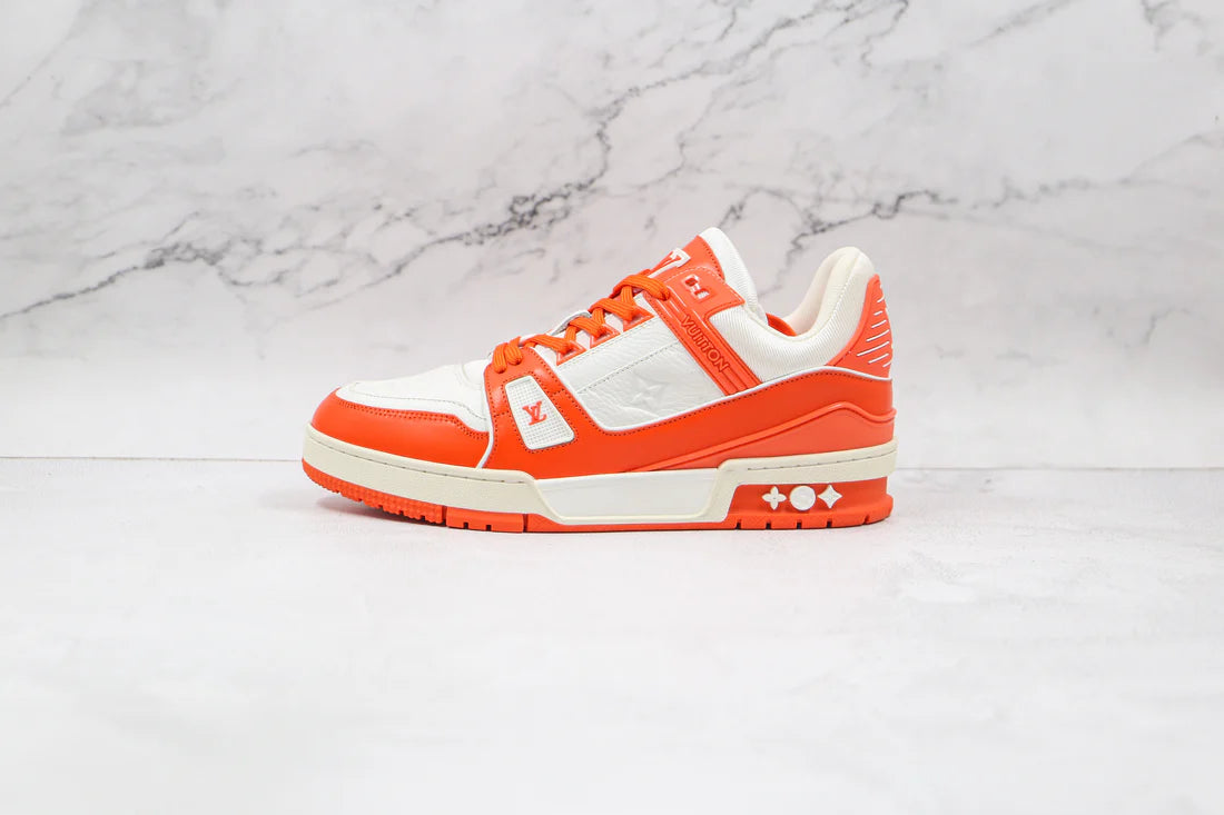 Louis Vuitton Trainer Monogram Denim Orange