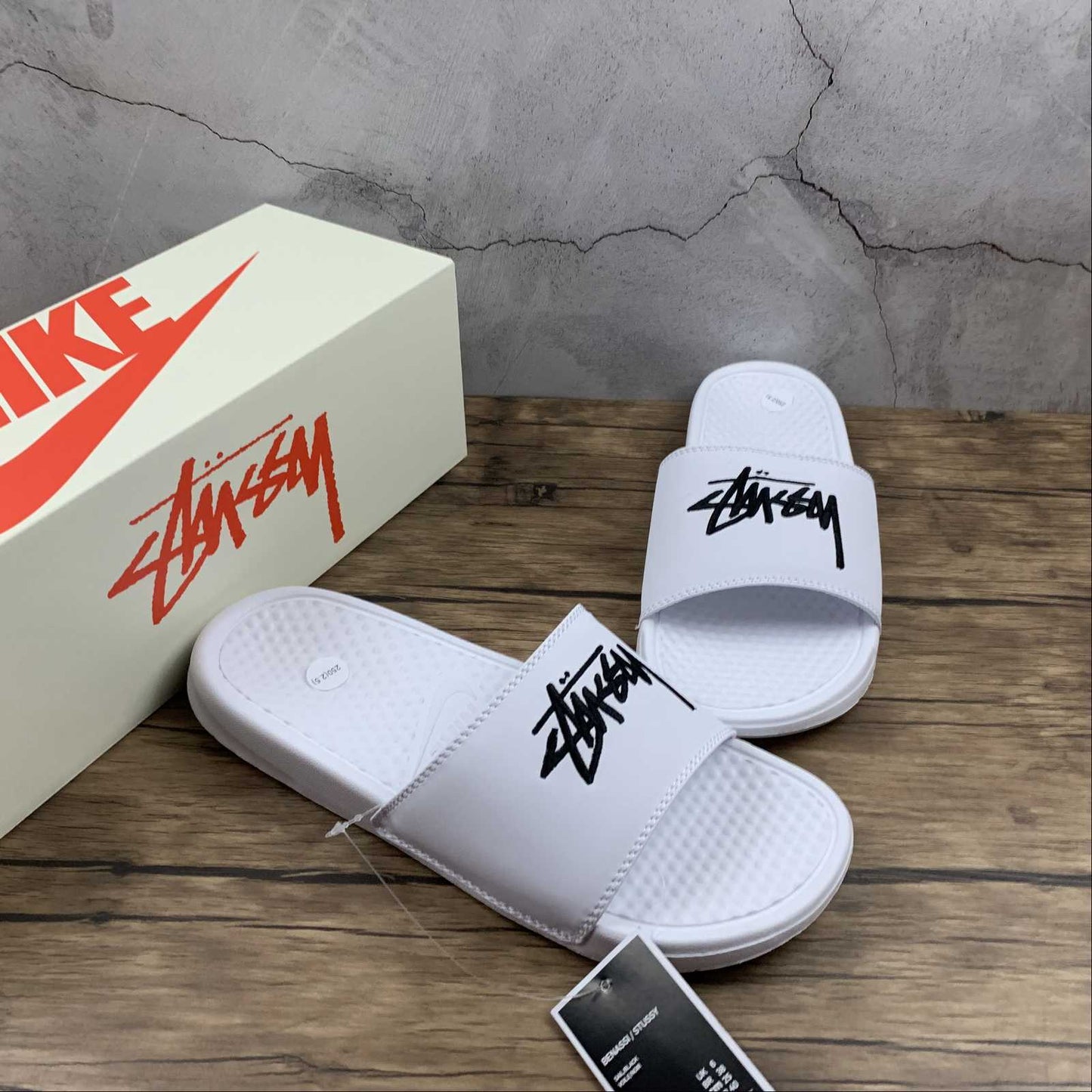 Chinelo Nike - Nike X Stussy Branco