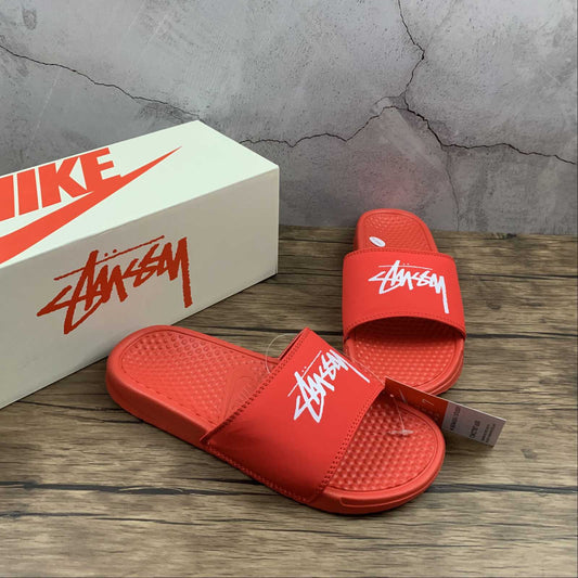 Chinelo Nike - Nike X Stussy Vermelho