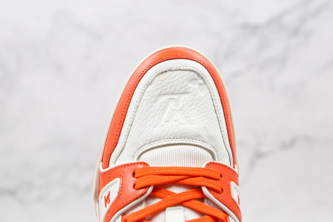 Louis Vuitton Trainer Monogram Denim Orange