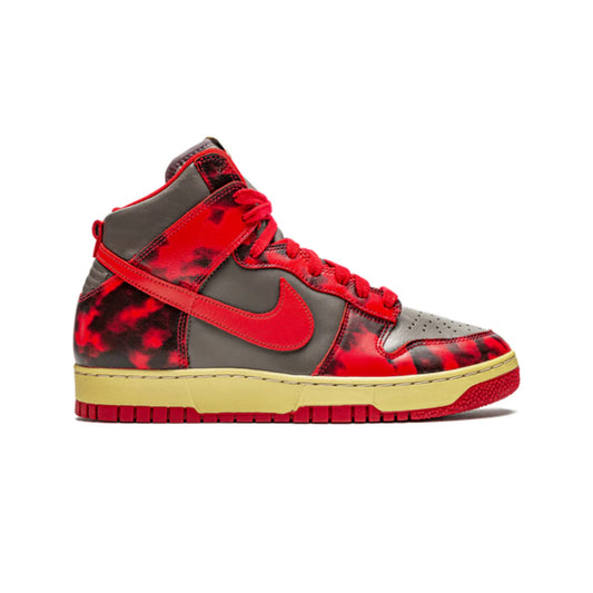 Nike Dunk High Red Acid Wash