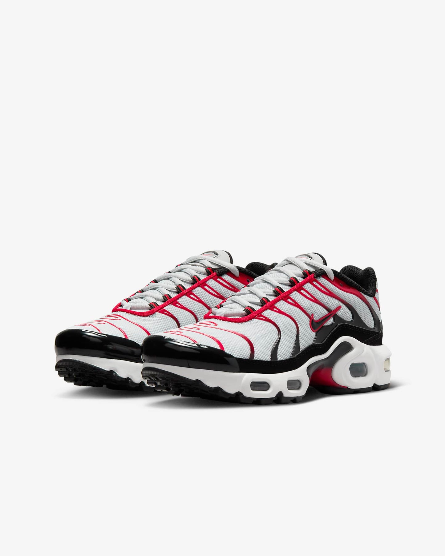 Nike Air Max Plus Tn -  Pure Platinum University Red