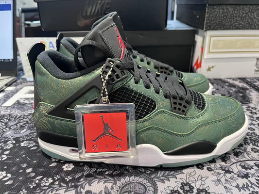 Air Jordan 4 Green Laser