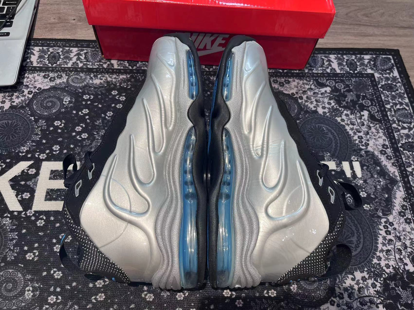 Nike Total Air Foamposite Max Metallic Silver