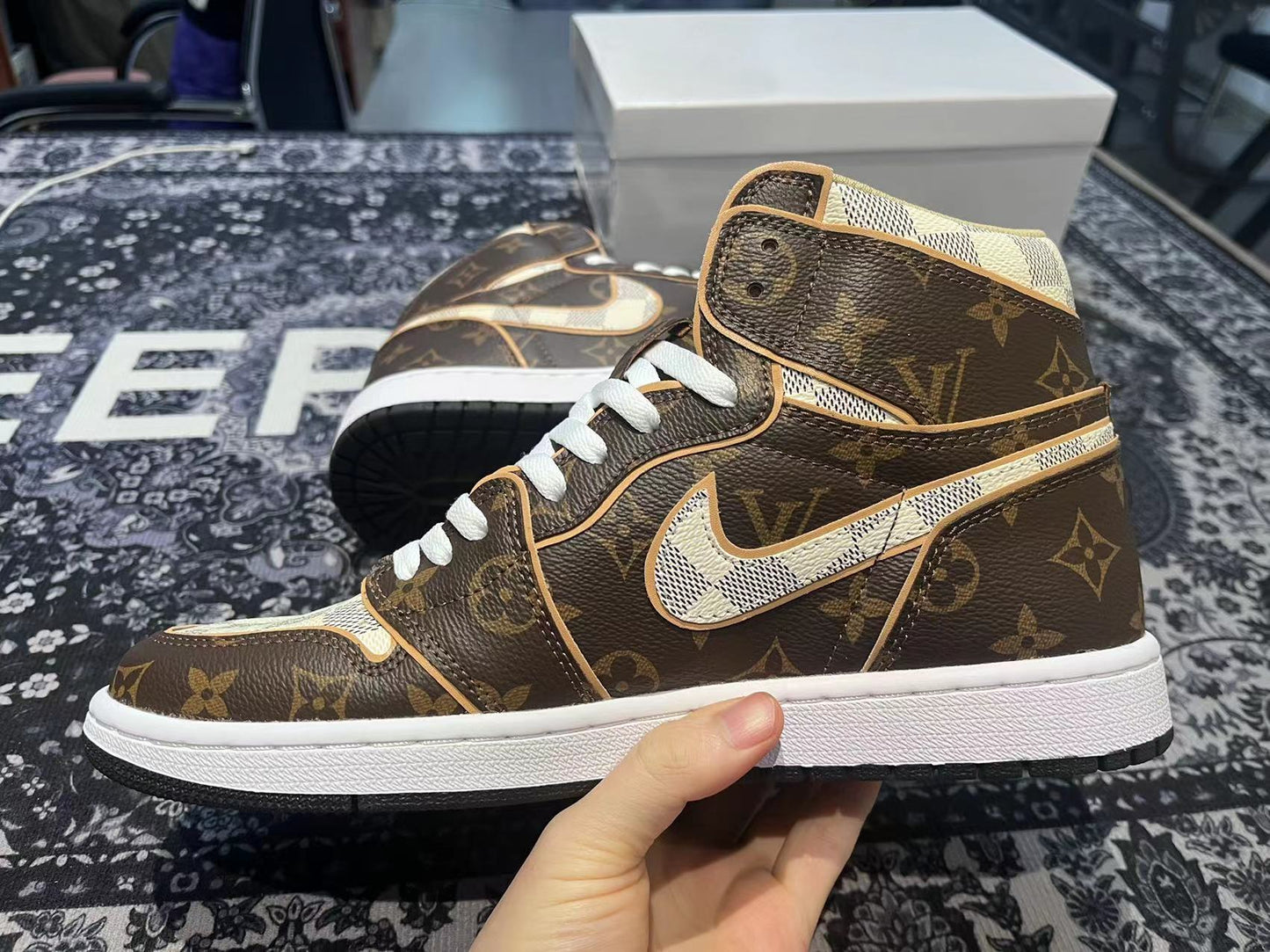 Louis Vuitton x Nike Air Jordan 1 High