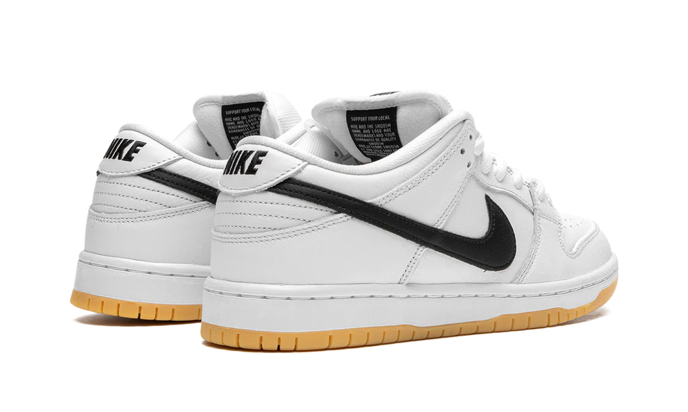 Nike SB Dunk Low Orange White Label Black