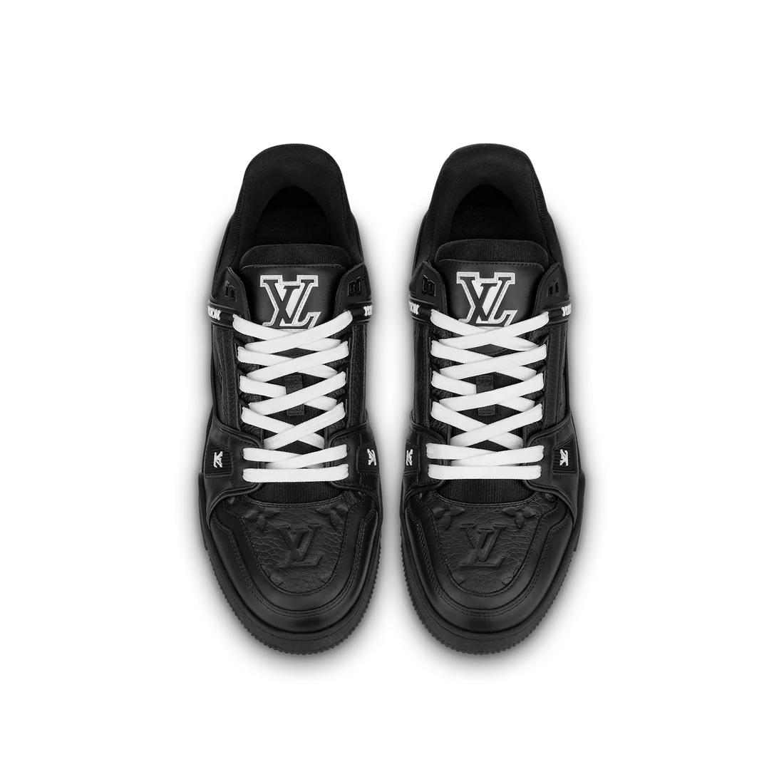 Louis Vuitton Trainer Black Embossed Monogram